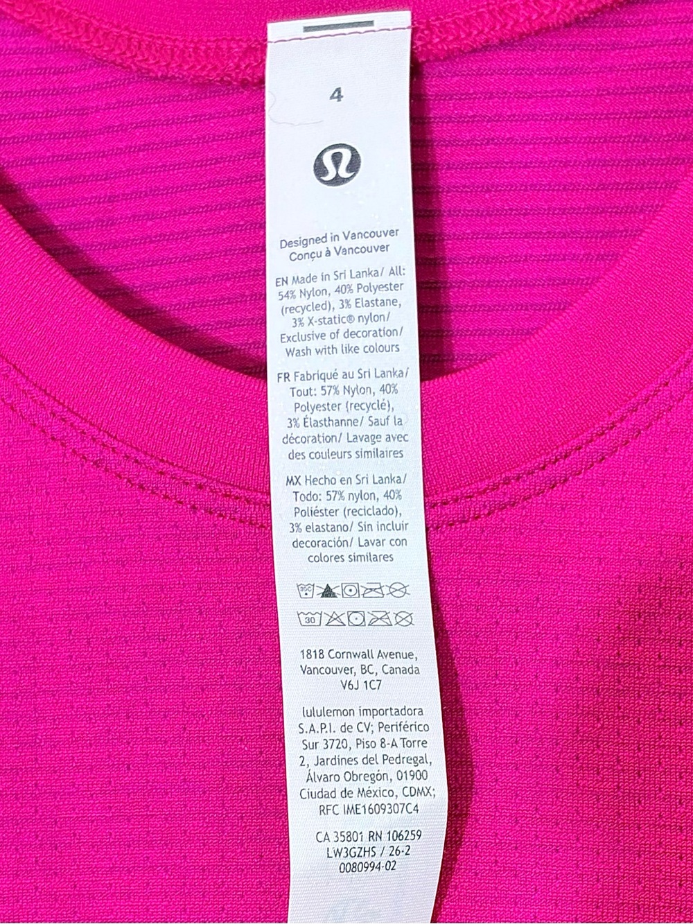 Lululemon Swifty Tech Cropped Short Sleeve 2.0 Shirt In Ripened Raspberry Size 4 - Picture 5 of 6